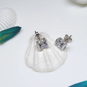 Silver Earrings & Rhodium Plated